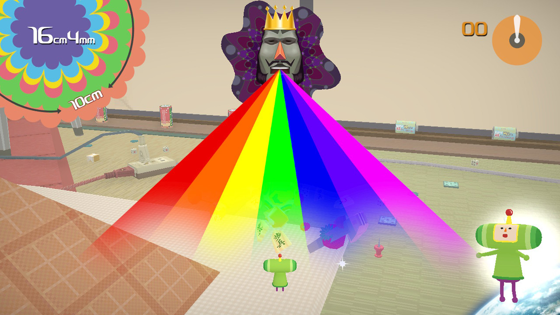 Скриншот: Katamari Damacy REROLL