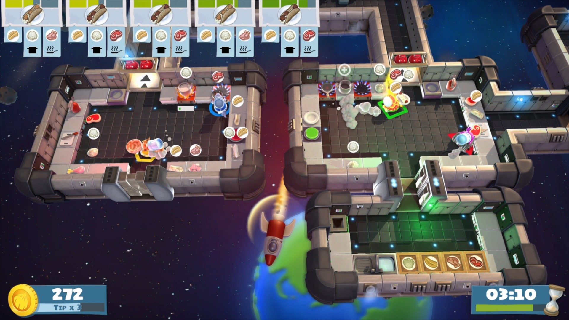 Скриншот: Overcooked! All You Can Eat