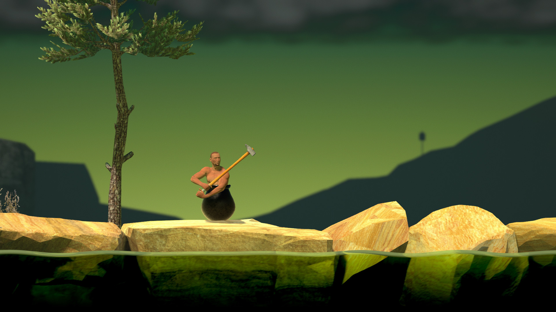 Скриншот: Getting Over It with Bennett Foddy