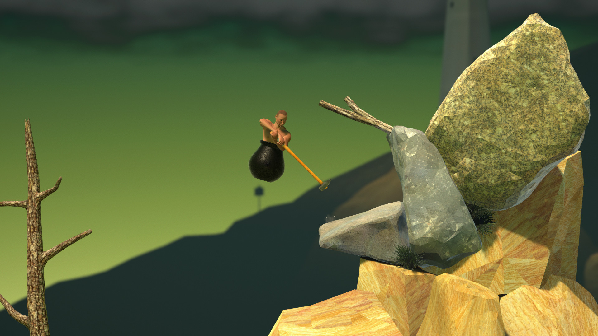 Скриншот: Getting Over It with Bennett Foddy