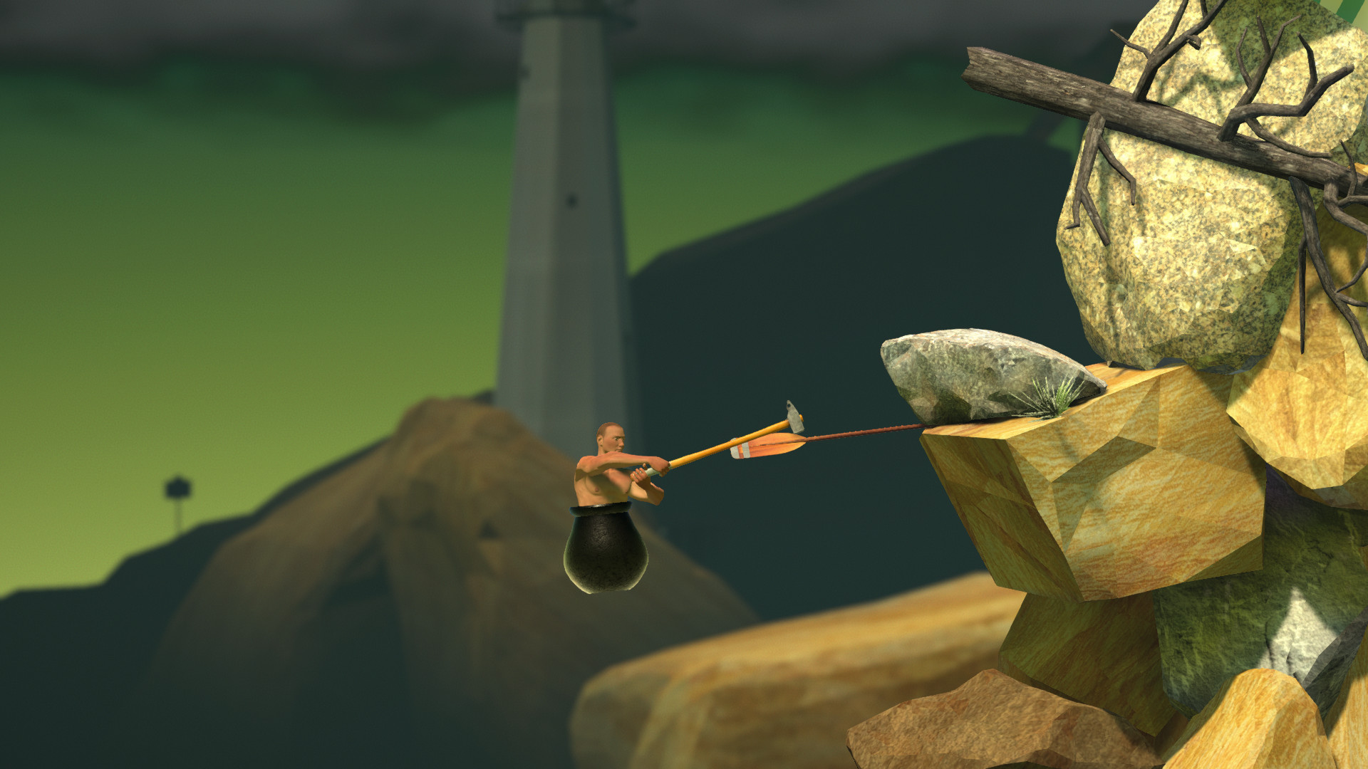 Скриншот: Getting Over It with Bennett Foddy