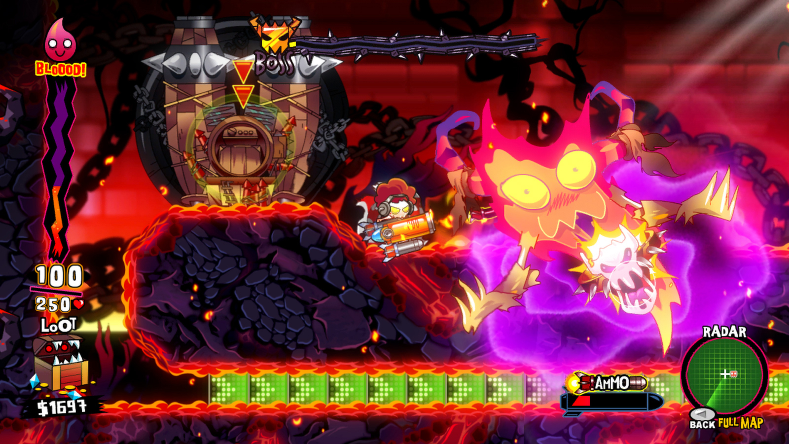 Скриншот: Hell Yeah! Wrath of the Dead Rabbit