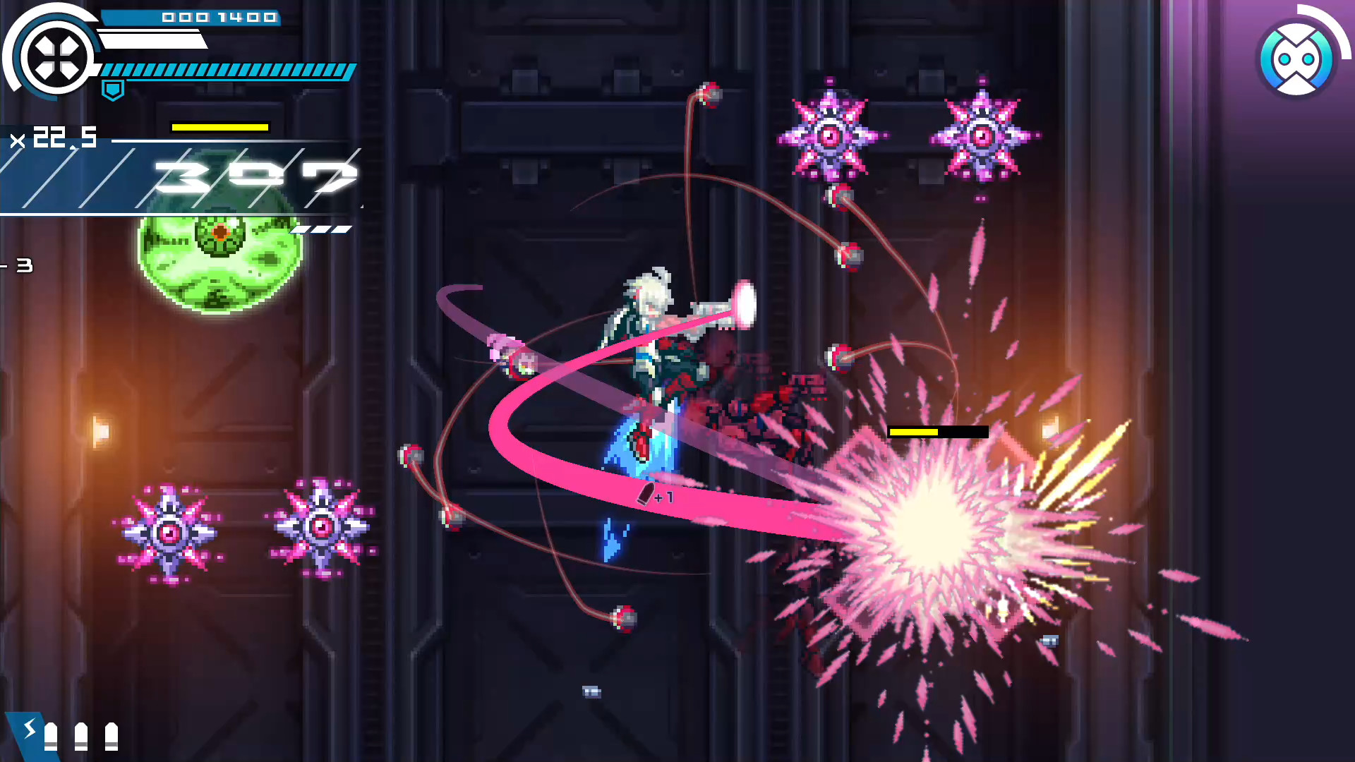 Скриншот: Gunvolt Chronicles: Luminous Avenger iX