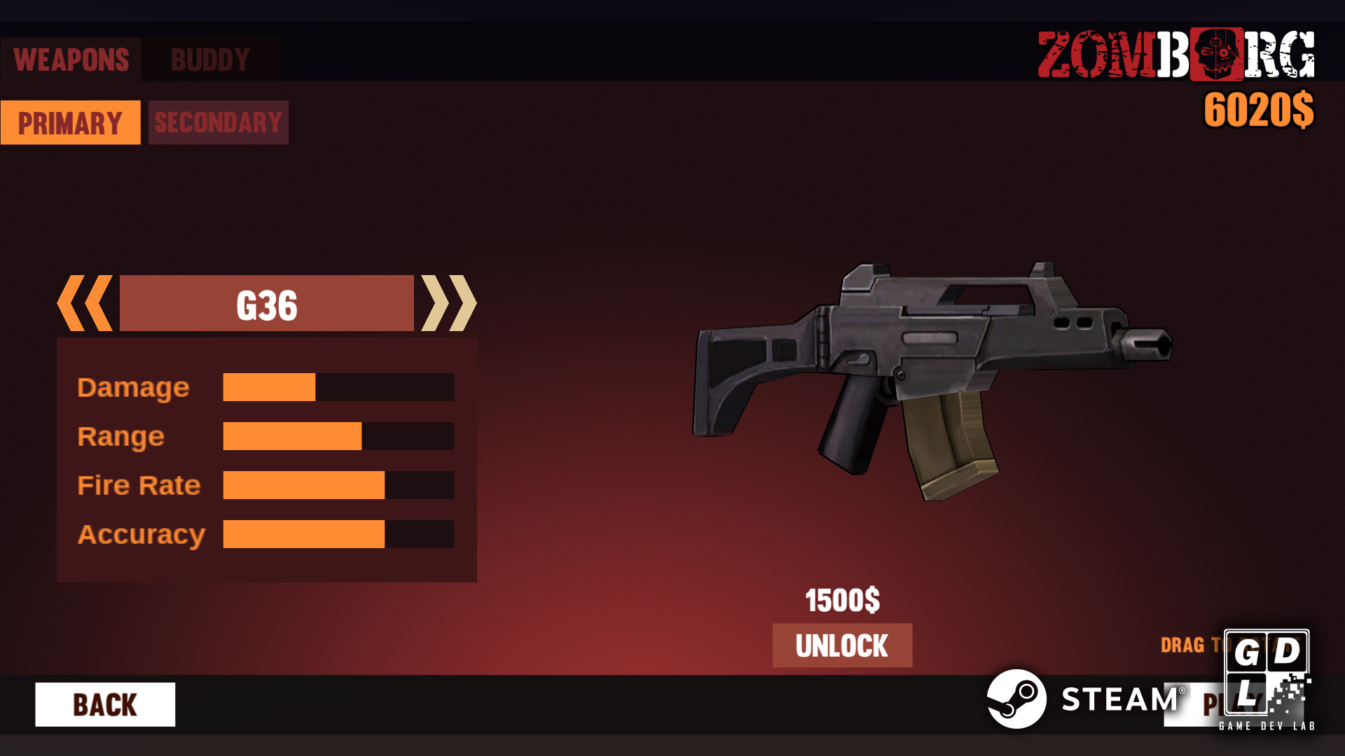 Скриншот: Zomborg