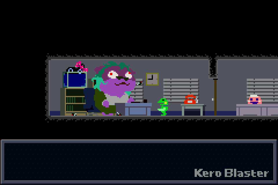 Скриншот: Kero Blaster