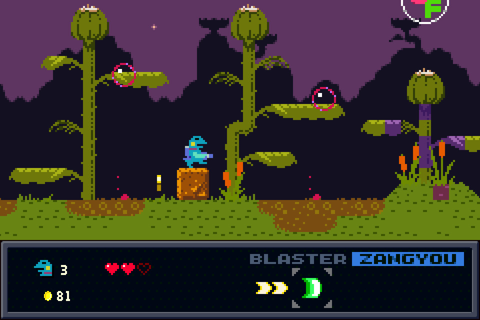 Скриншот: Kero Blaster