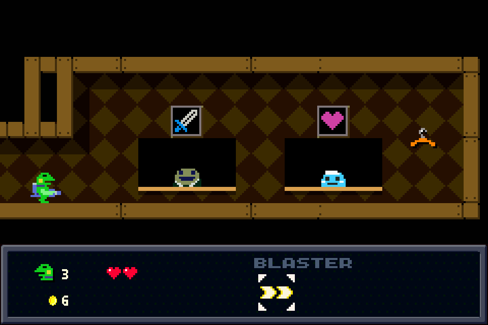 Скриншот: Kero Blaster
