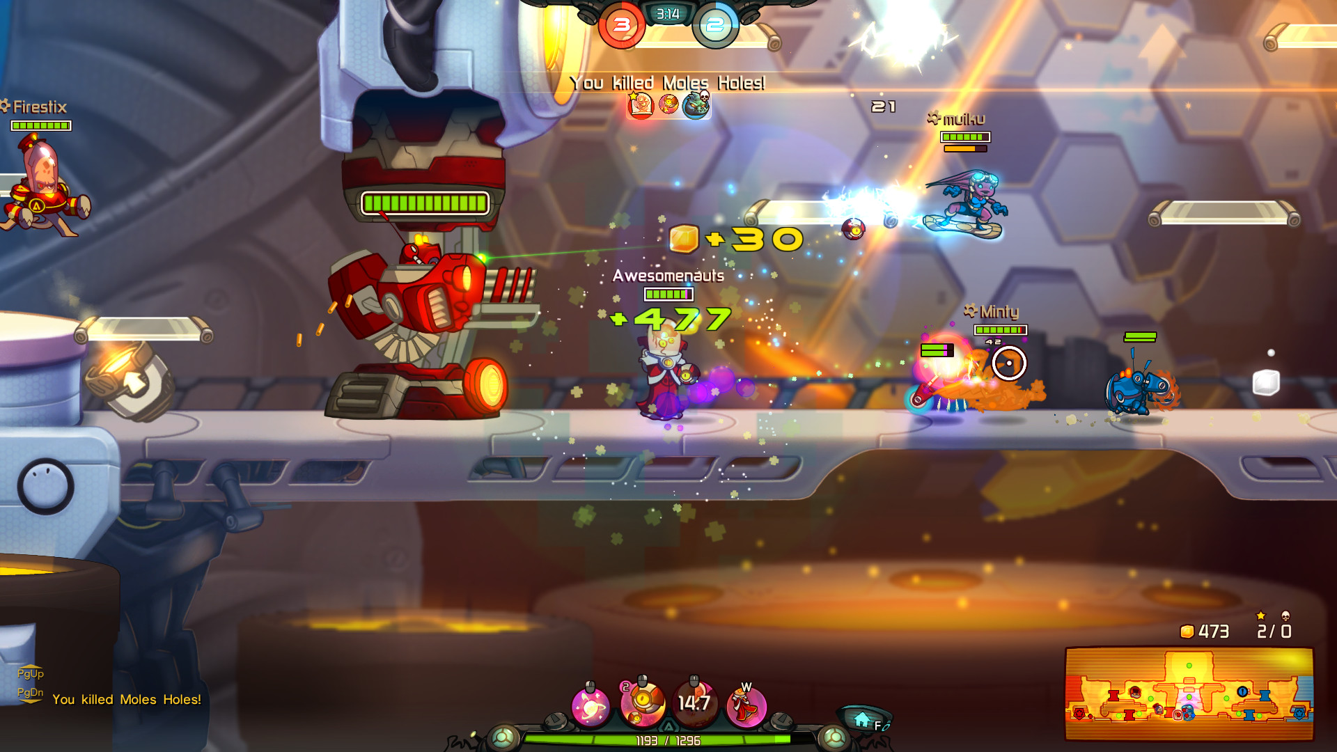 Скриншот 13: Awesomenauts