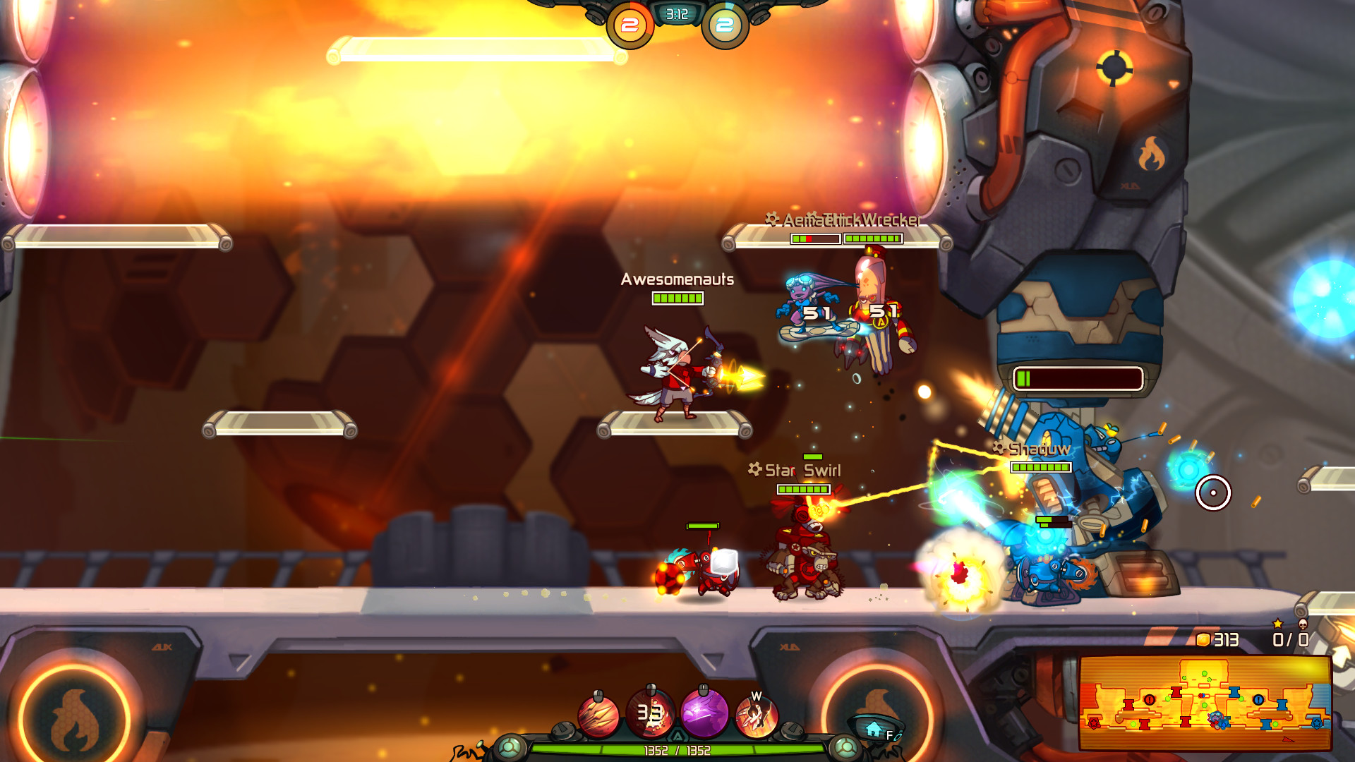 Скриншот 16: Awesomenauts