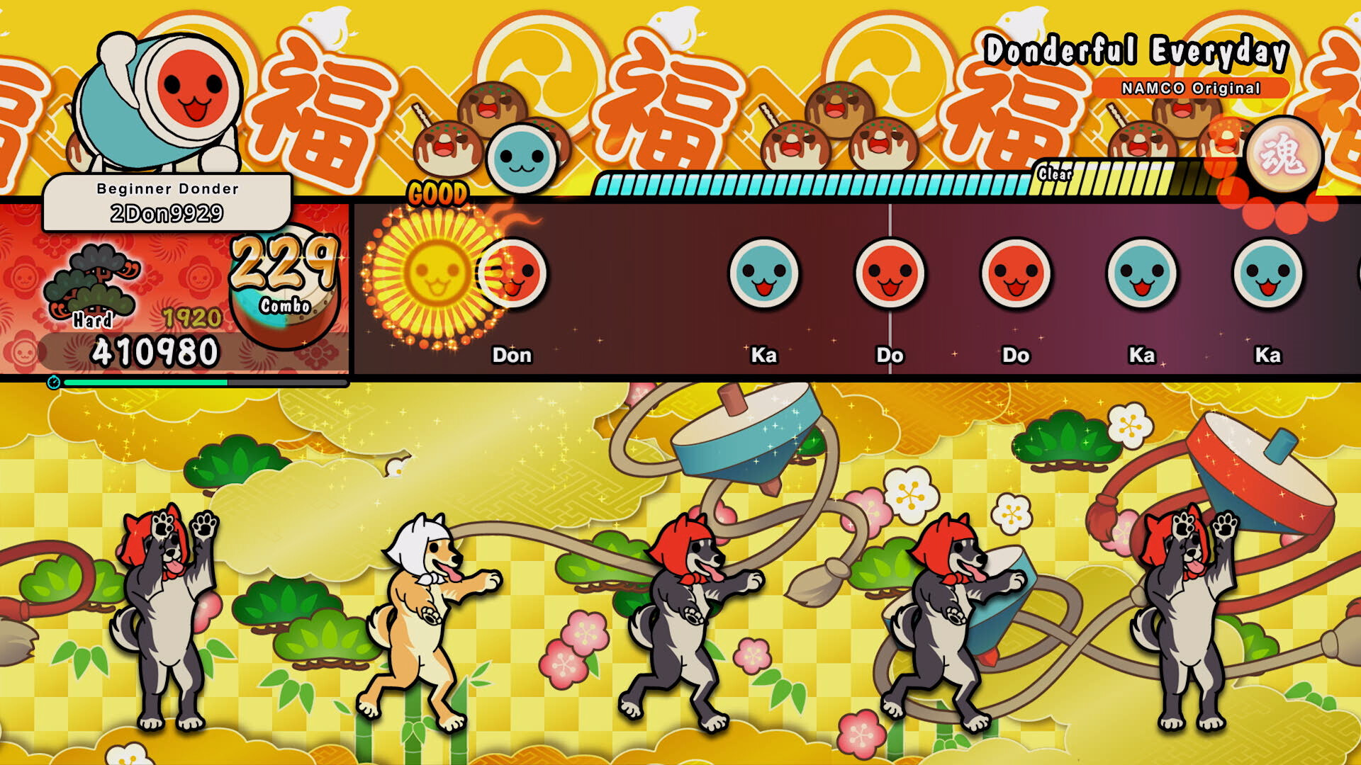 Скриншот: Taiko no Tatsujin: Rhythm Festival