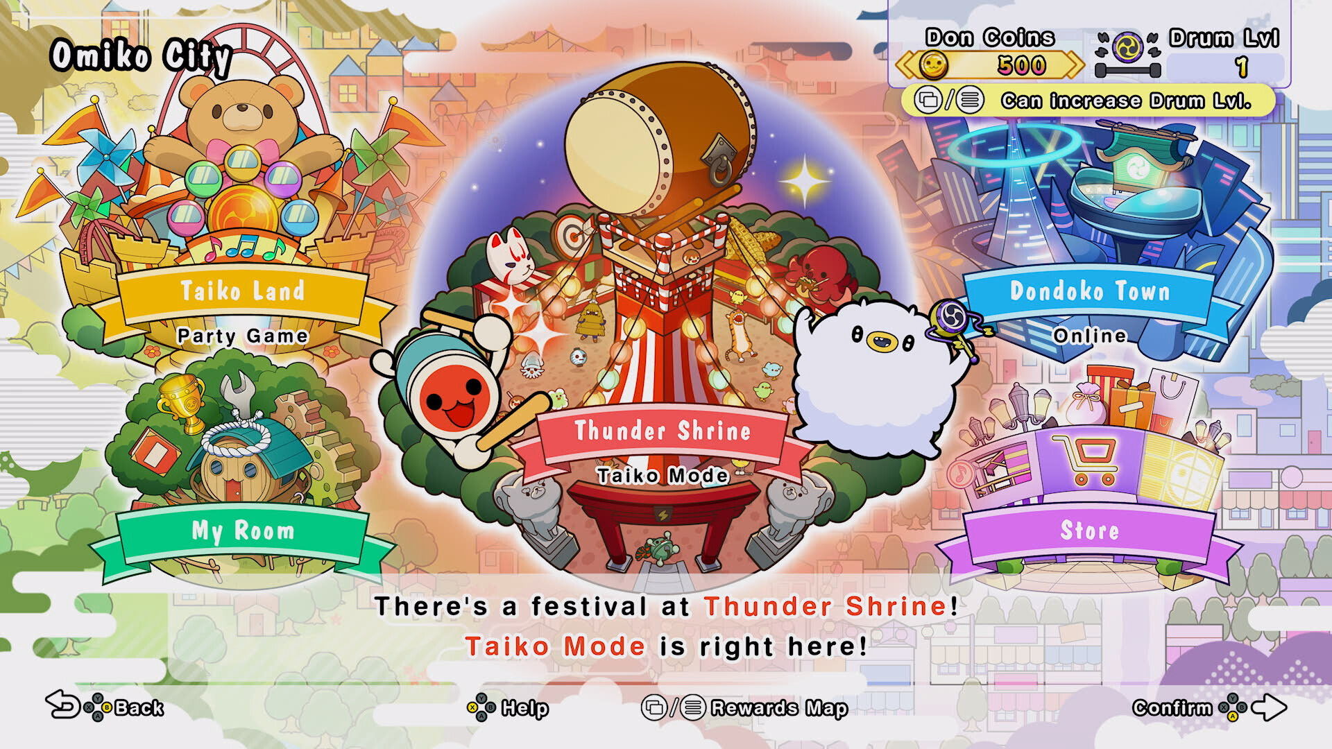 Скриншот: Taiko no Tatsujin: Rhythm Festival