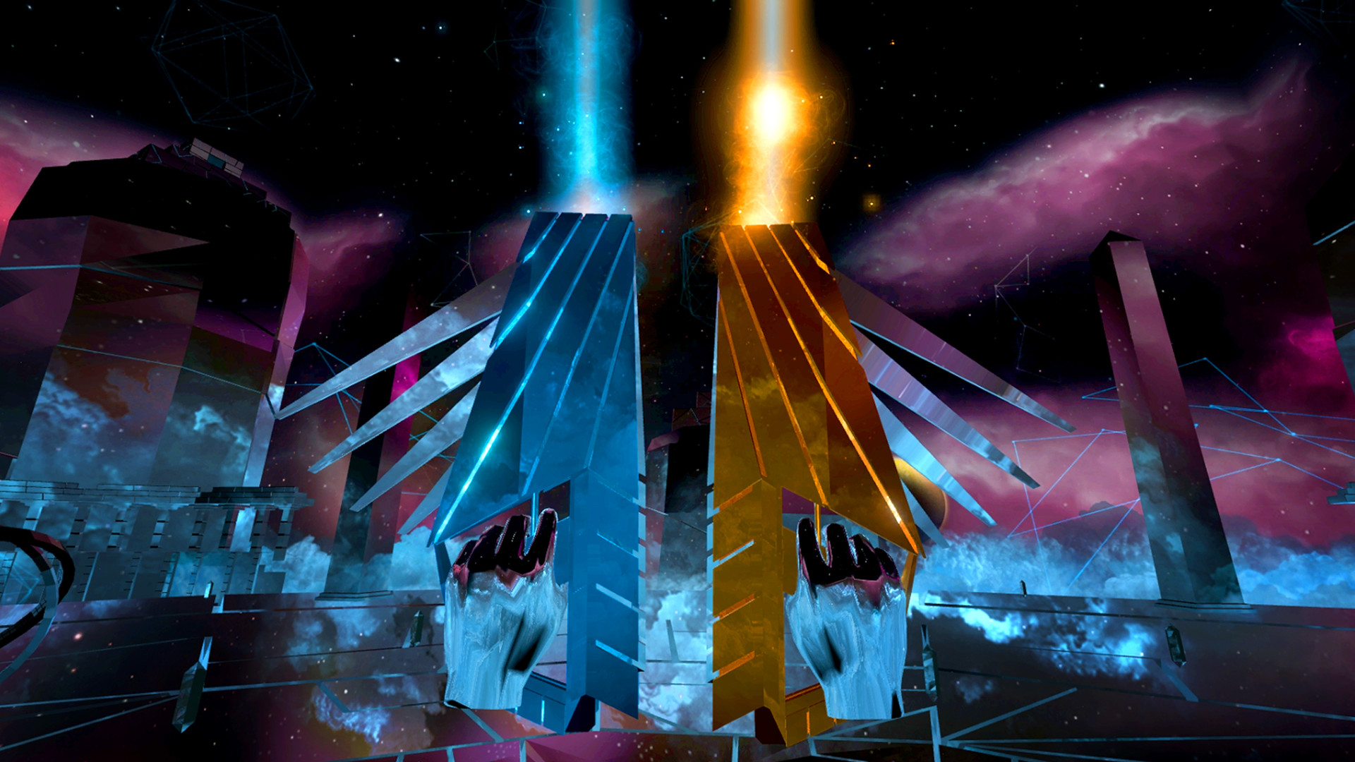 Скриншот: AUDICA: Rhythm Shooter