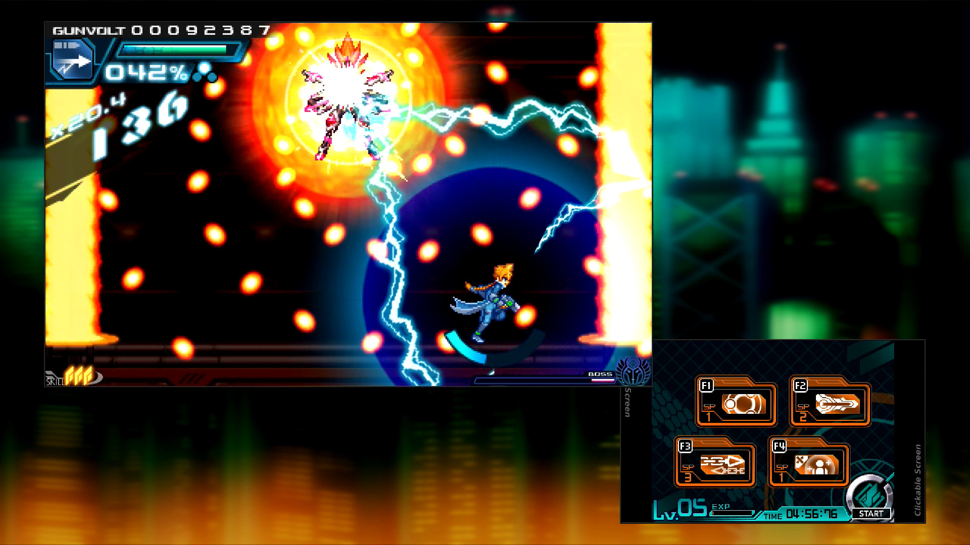 Скриншот: Azure Striker Gunvolt