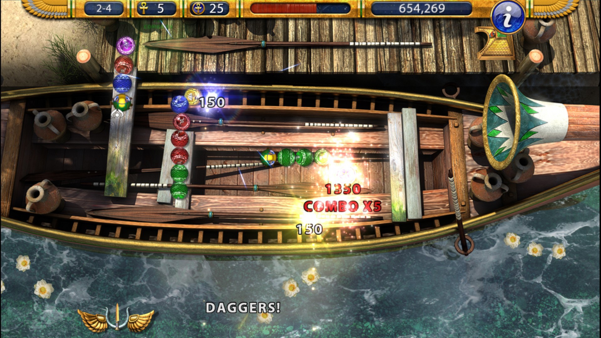 Скриншот: Luxor 2 HD