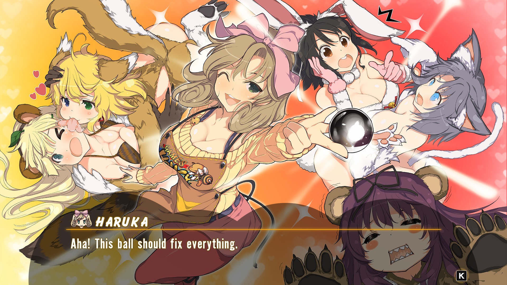Скриншот: SENRAN KAGURA Peach Ball