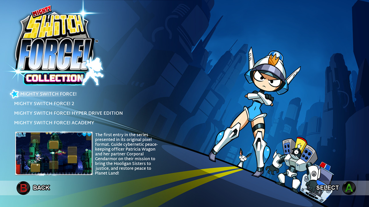 Скриншот: Mighty Switch Force! Collection
