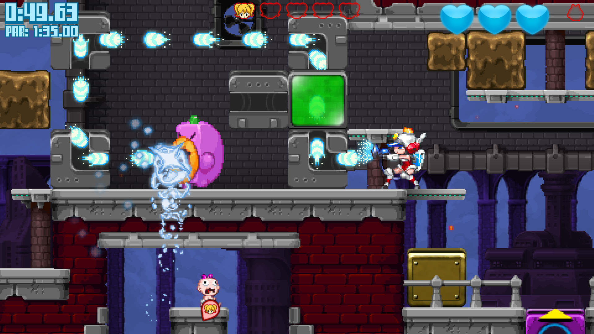 Скриншот: Mighty Switch Force! Collection