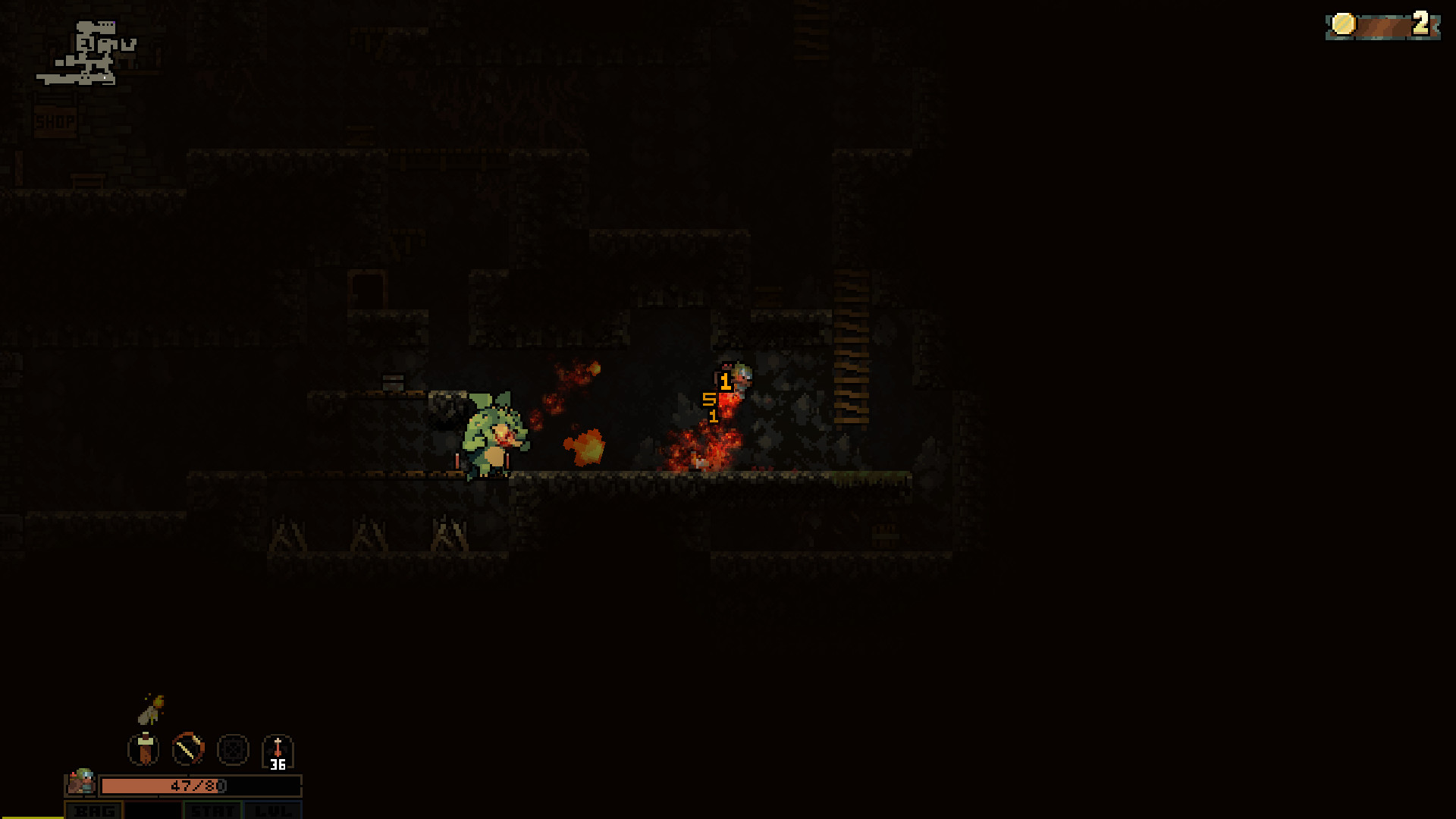 Скриншот: Vagante