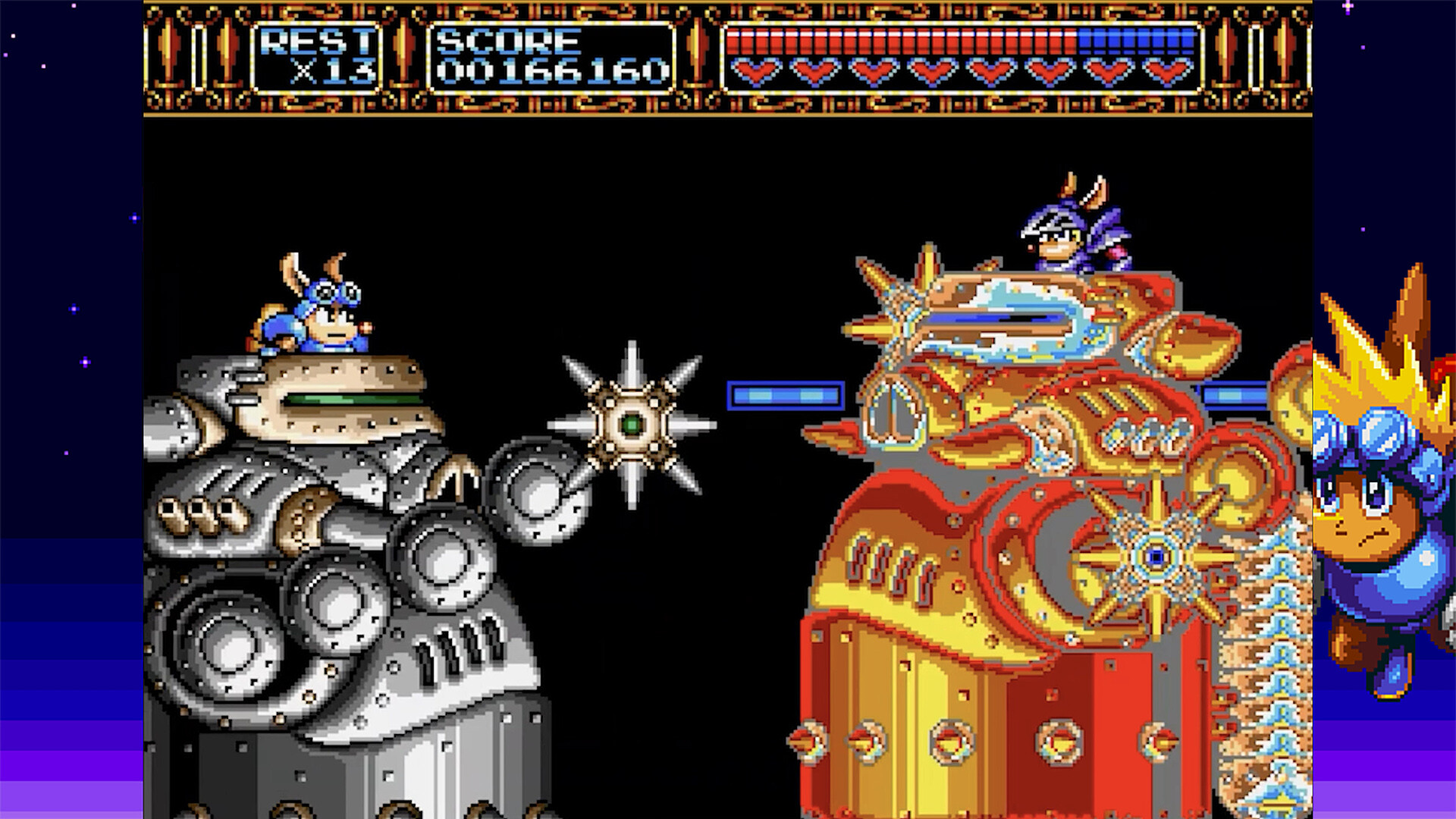 Скриншот: Rocket Knight Adventures: Re-Sparked Collection