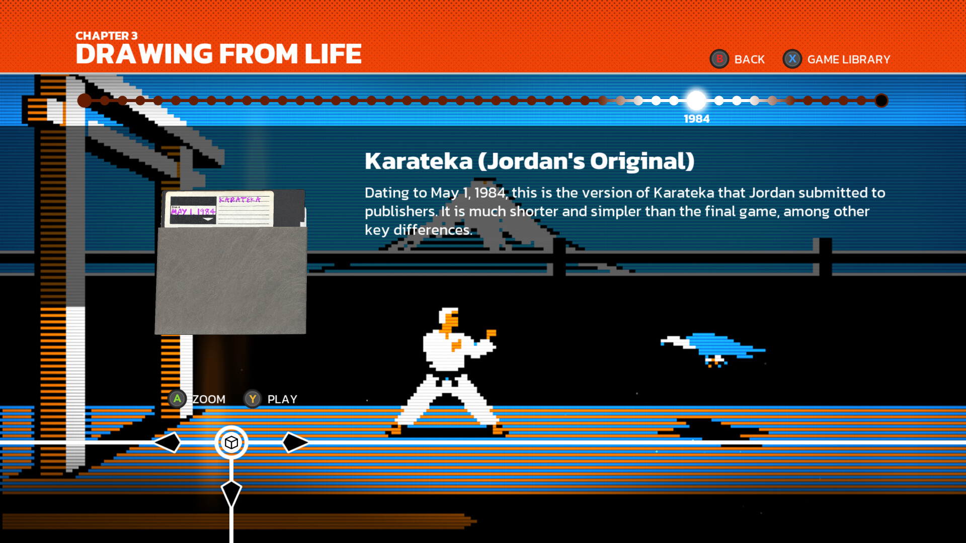 Скриншот: The Making of Karateka