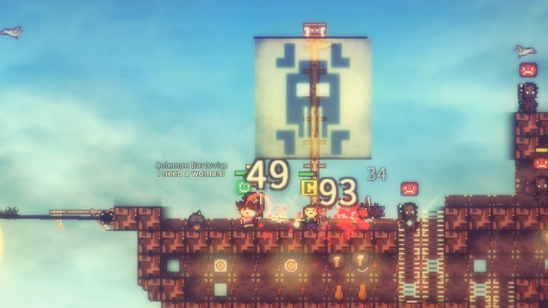 Скриншот: Pixel Piracy