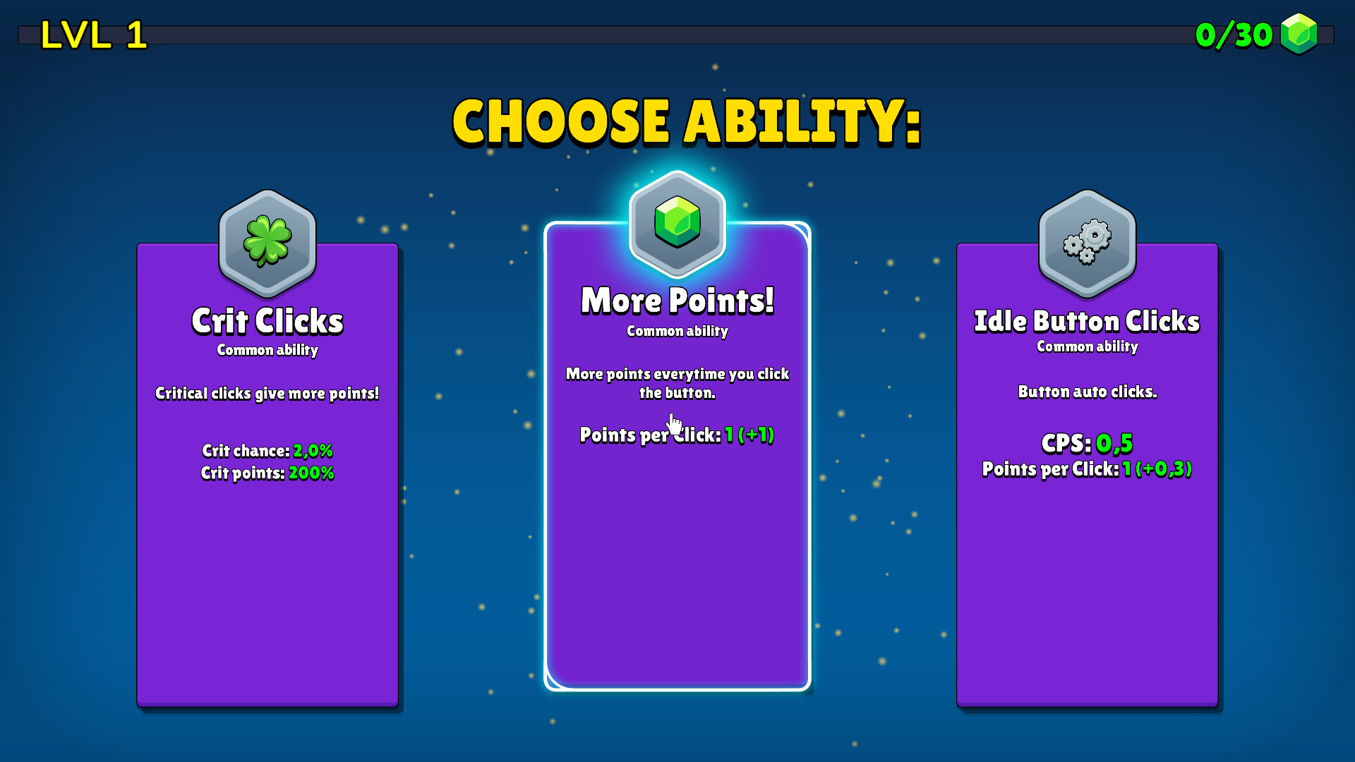 Скриншот: Just Click The Button