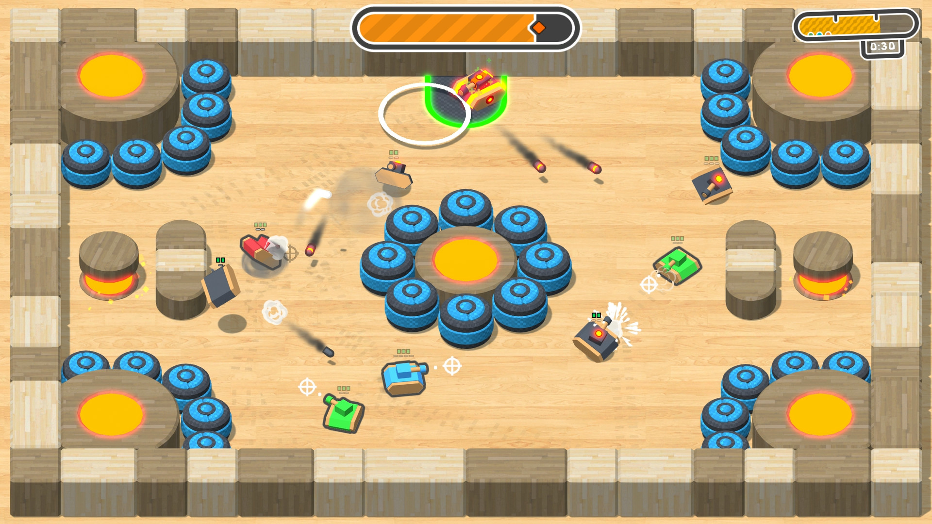 Скриншот: Toy Tanks