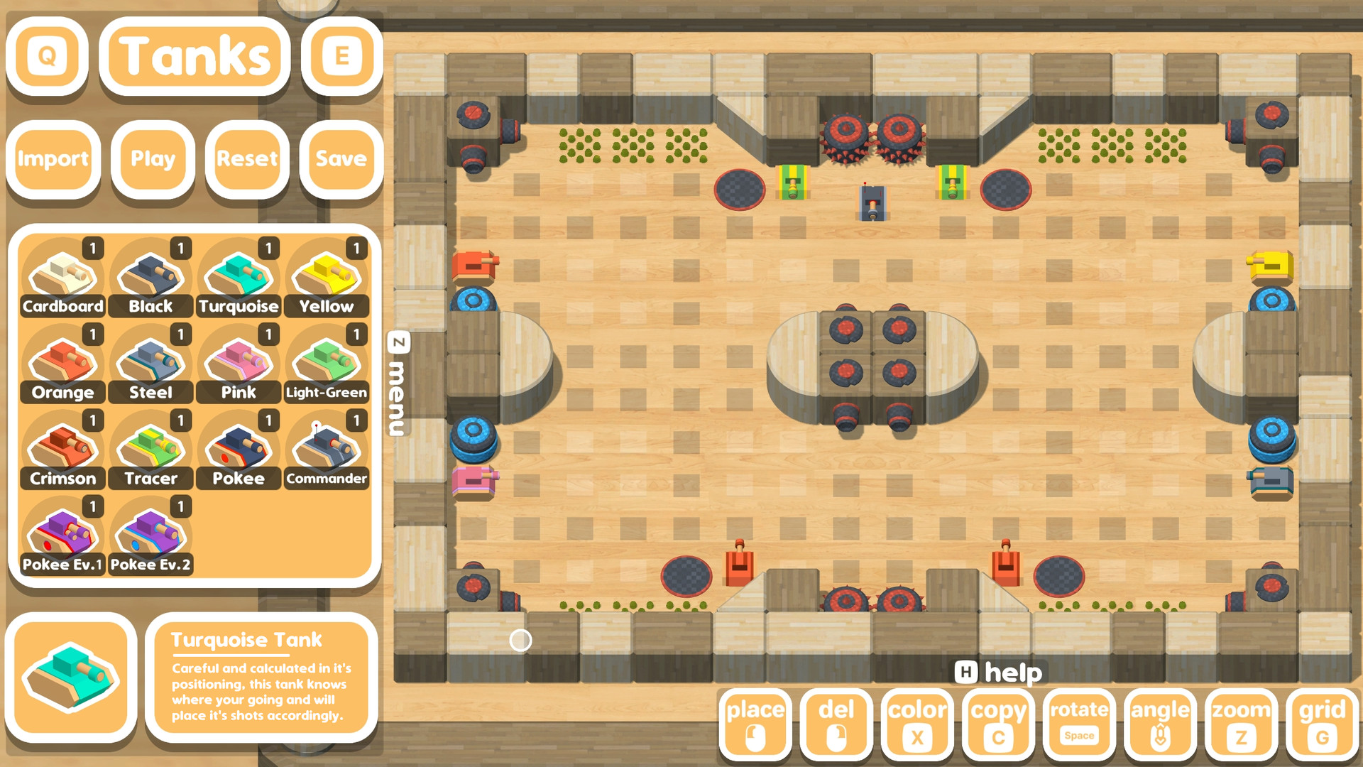 Скриншот: Toy Tanks