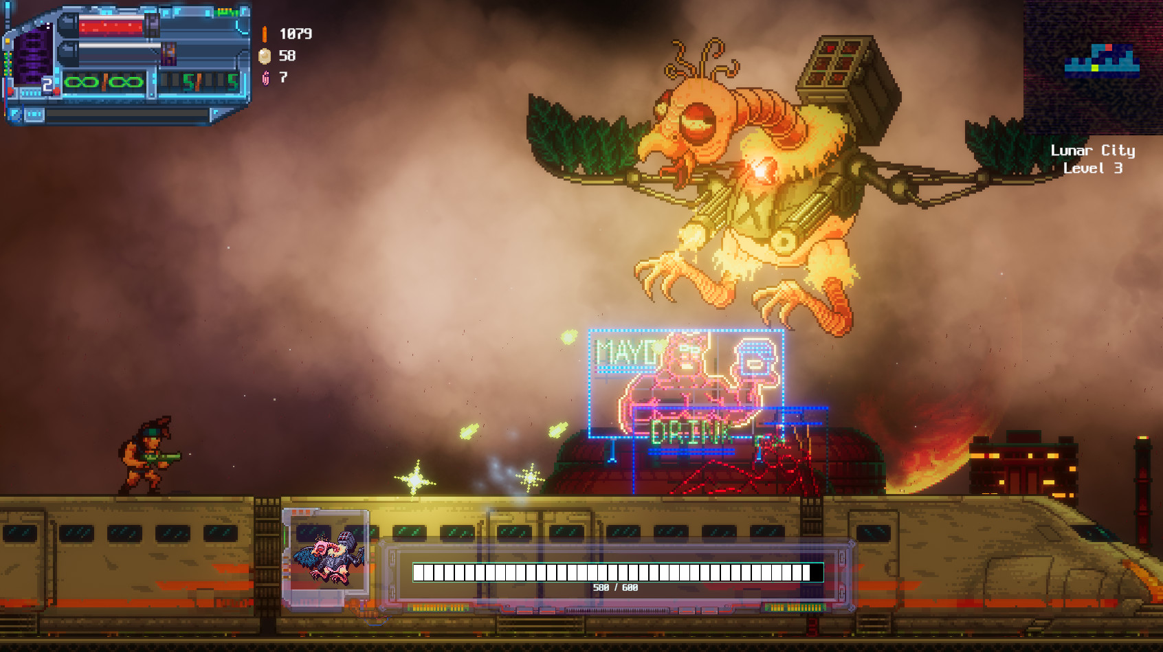 Скриншот: Bite the Bullet