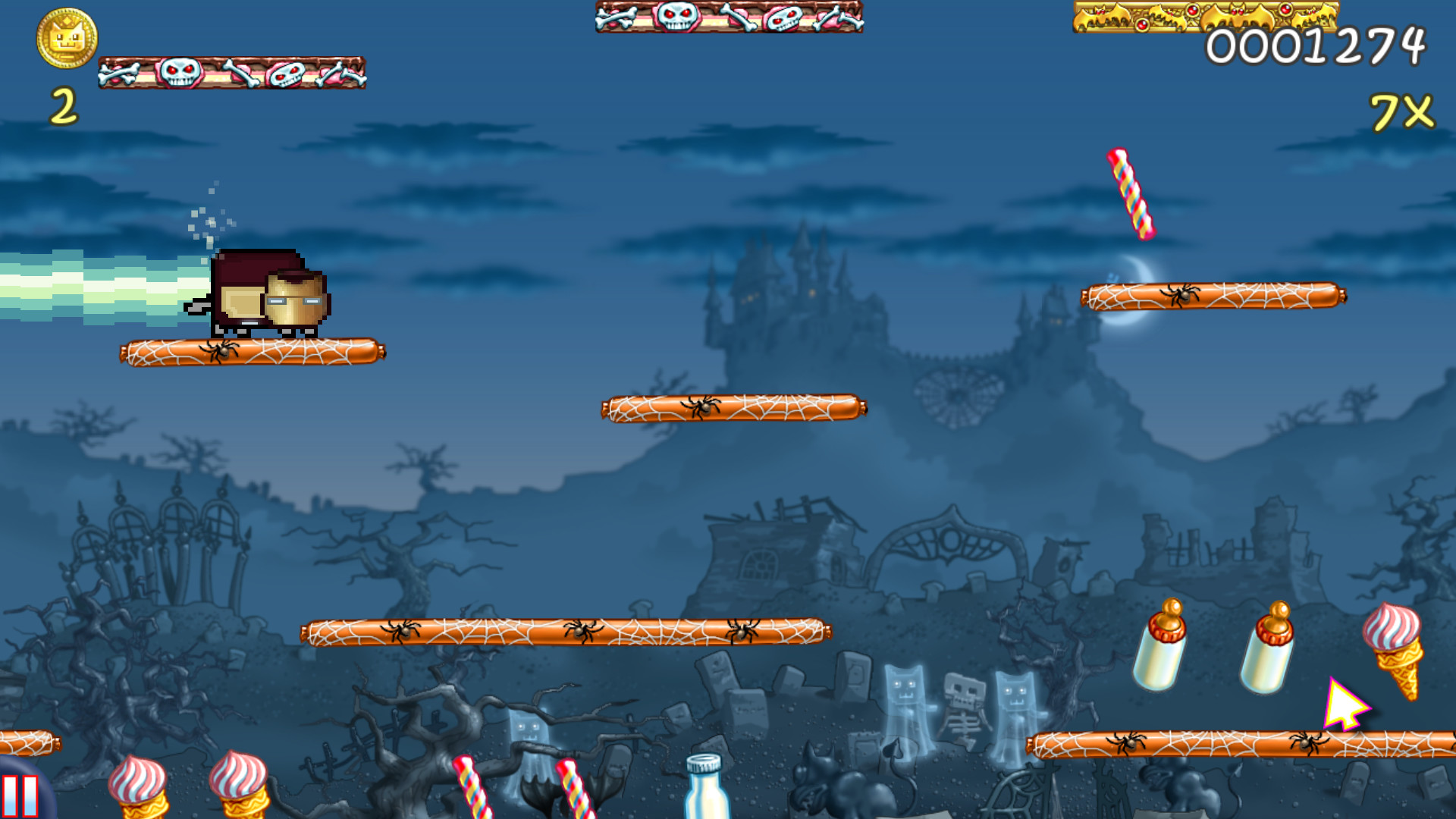 Скриншот: Nyan Cat: Lost In Space