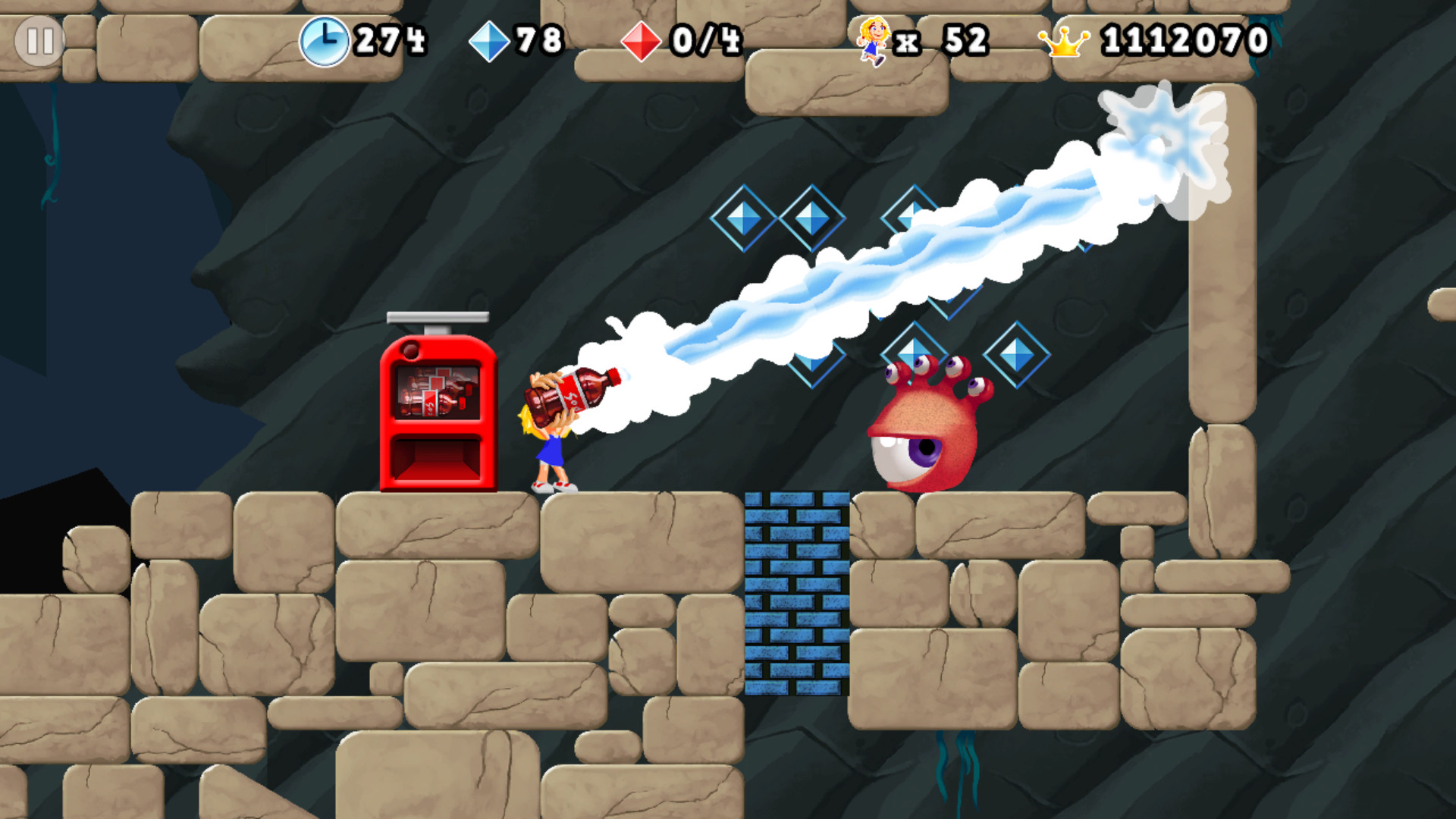 Скриншот: Giana Sisters 2D