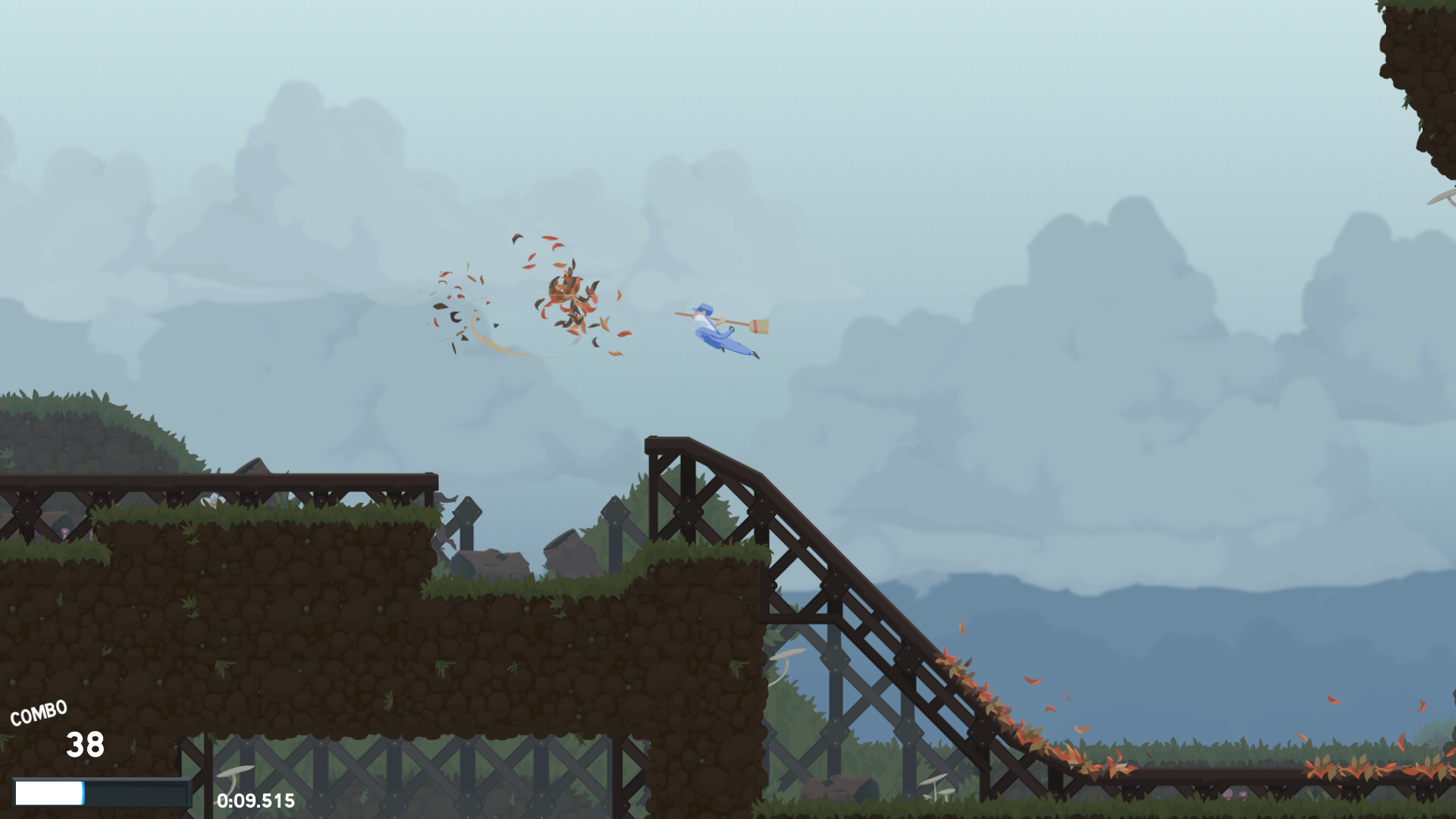Скриншот: Dustforce DX