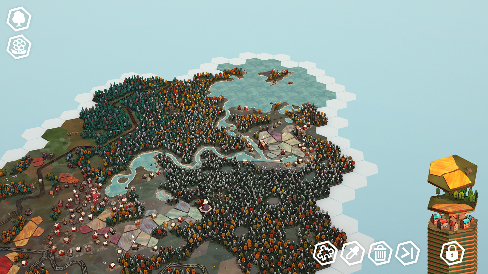 Скриншот 7: Dorfromantik