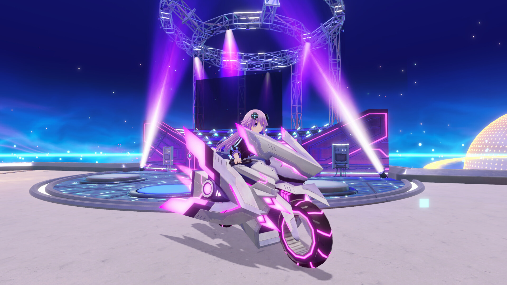 Скриншот: Neptunia Riders VS Dogoos