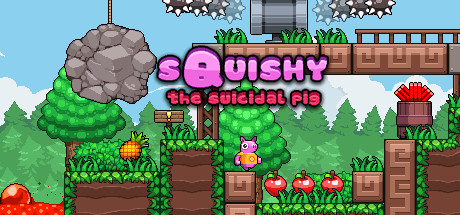 Обложка: Squishy the Suicidal Pig