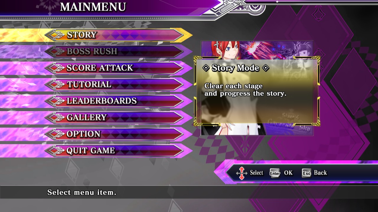 Скриншот: Caladrius Blaze