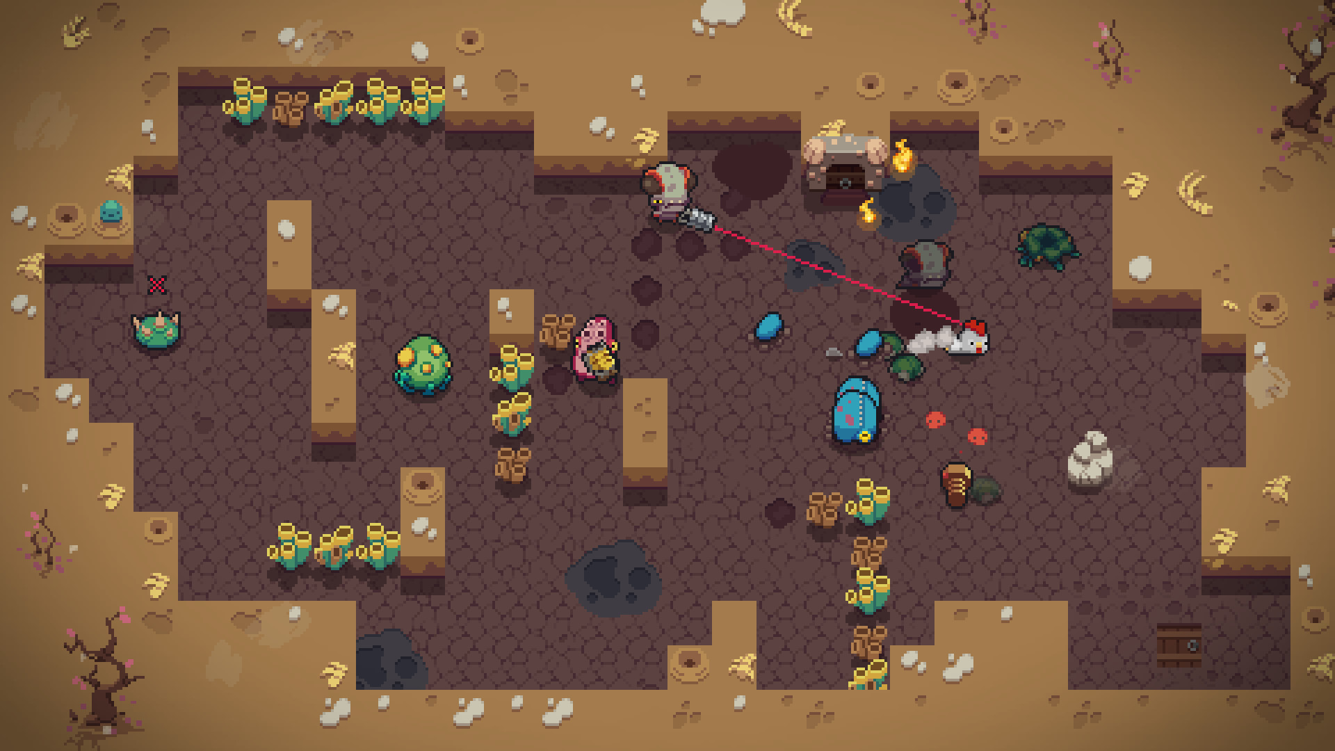 Скриншот: Blazing Beaks