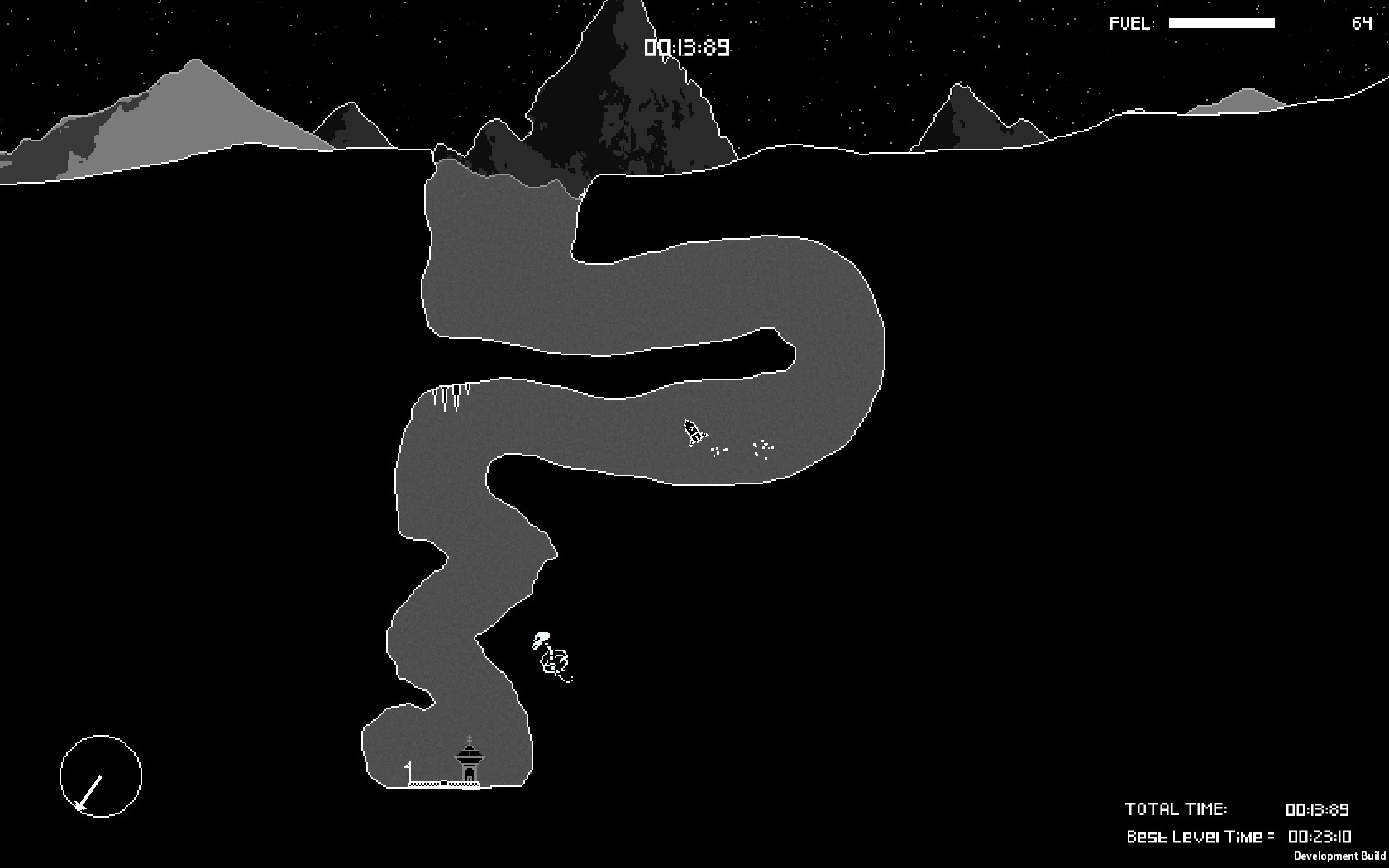 Скриншот: Arcade Moonlander