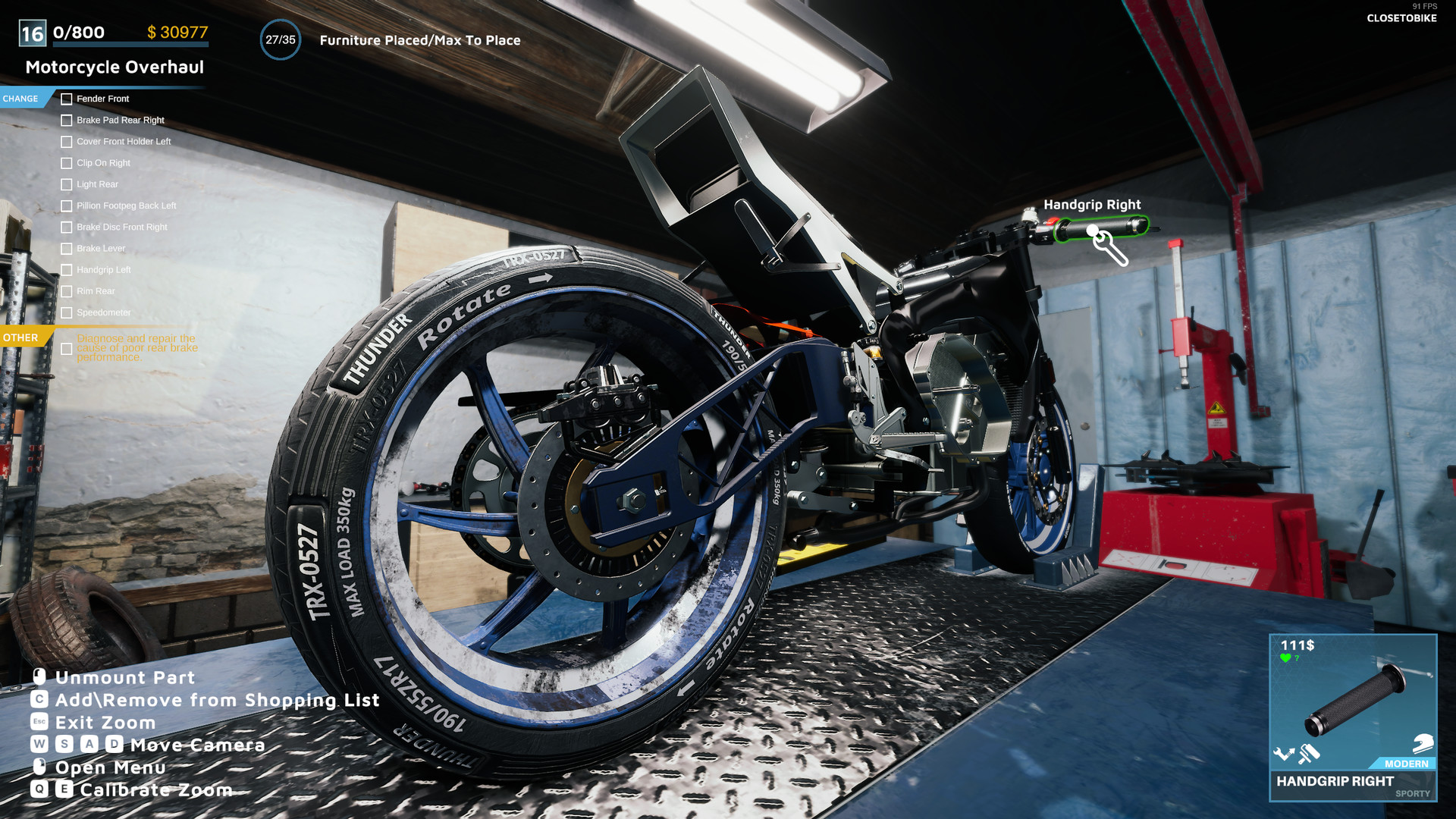 Скриншот: Motorcycle Mechanic Simulator 2021
