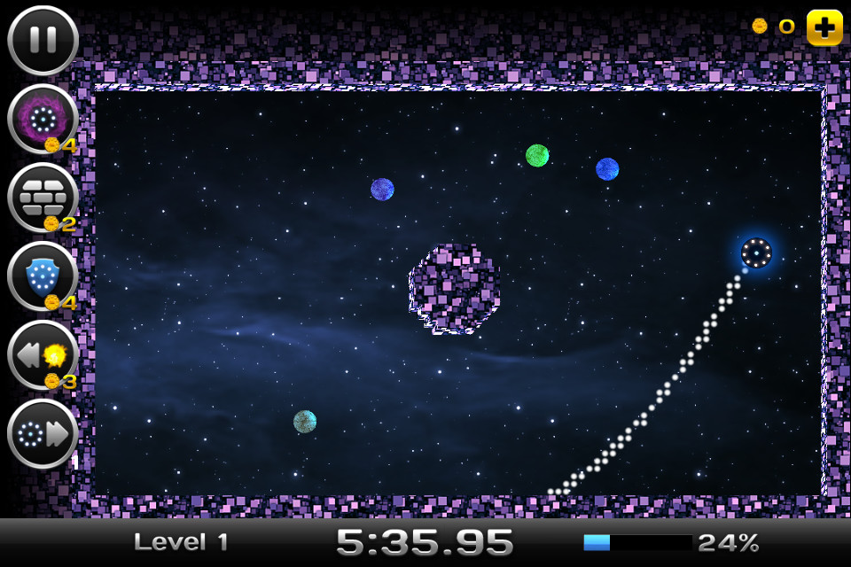 Скриншот: Space Xonix