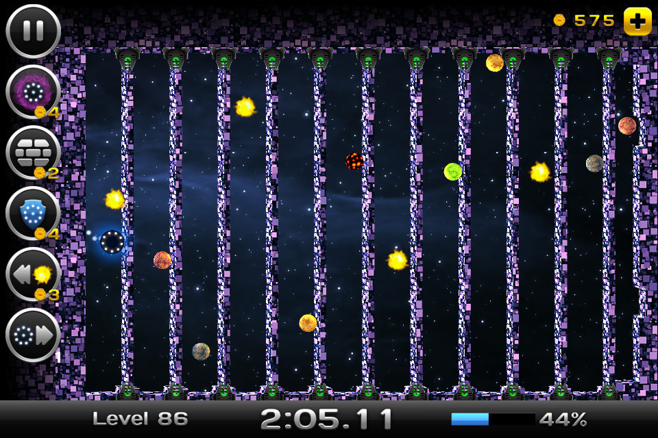 Скриншот: Space Xonix