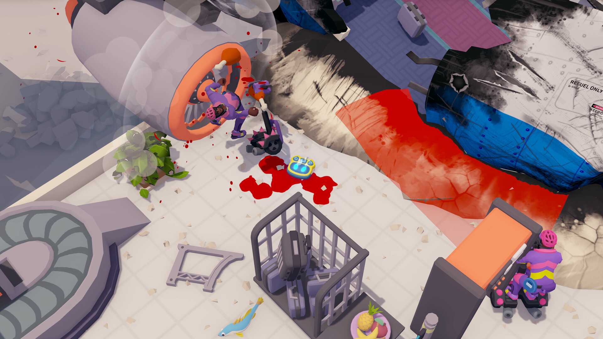 Скриншот: JUSTICE SUCKS: Tactical Vacuum Action