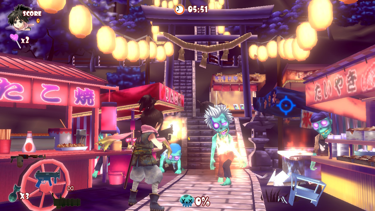 Скриншот: Zombie Panic In Wonderland DX