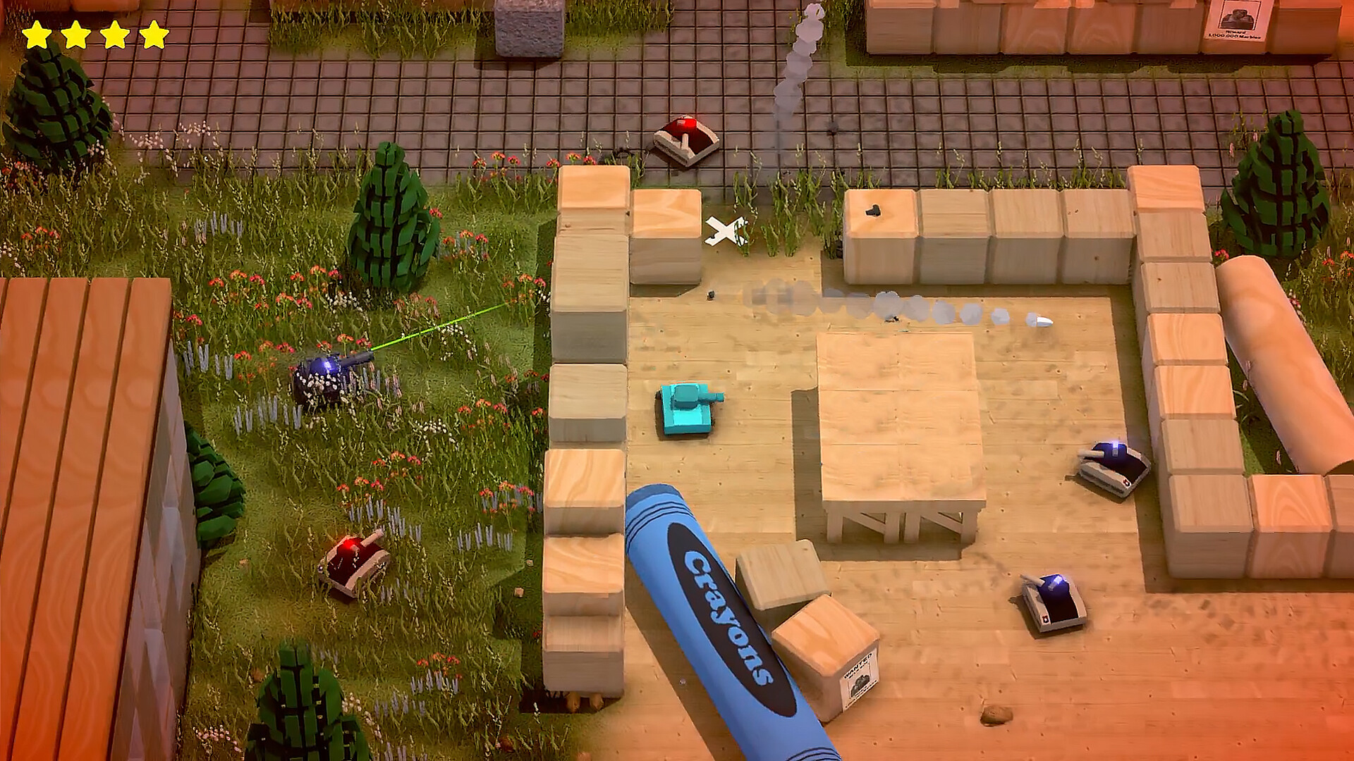 Скриншот: Wee Tanks!