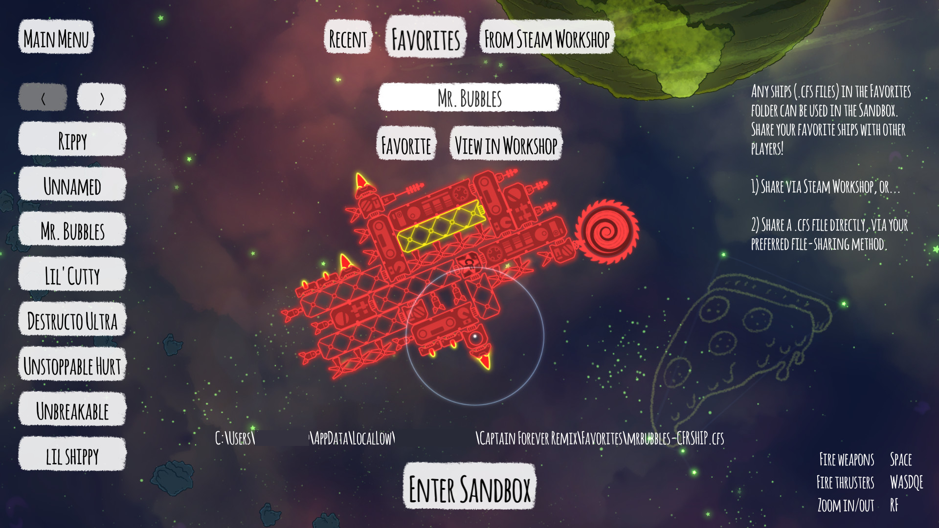 Скриншот: Captain Forever Remix