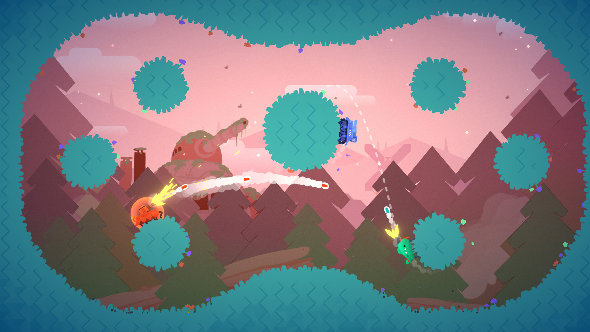 Скриншот: Treadnauts