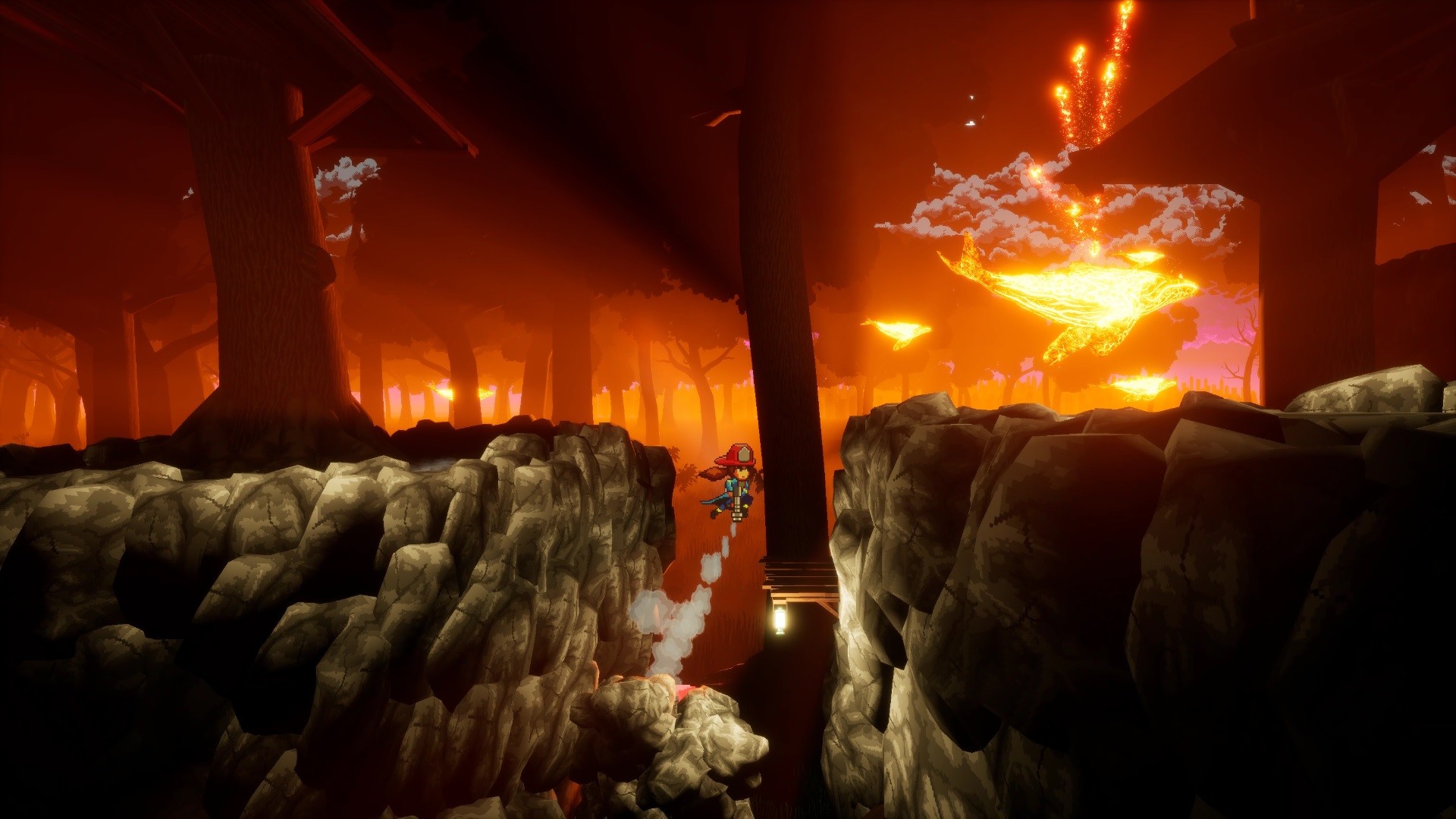 Скриншот: Firegirl: Hack 'n Splash Rescue DX