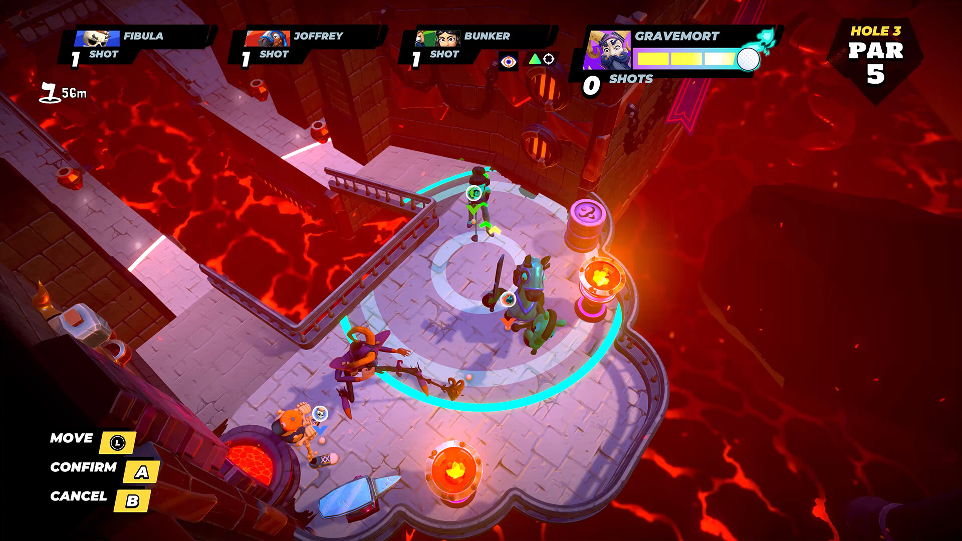 Скриншот: Dungeon Golf