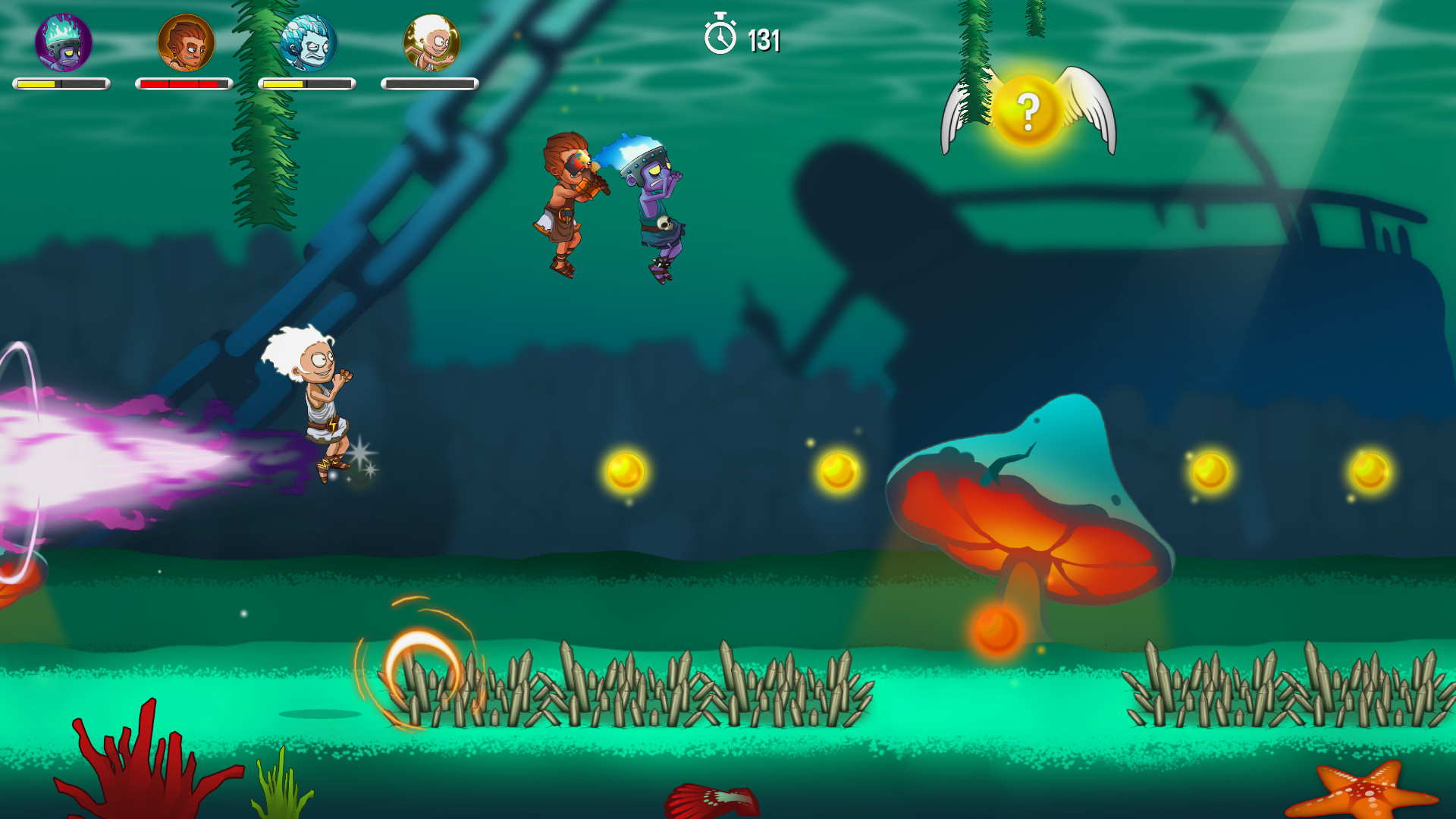 Скриншот: Running Gods