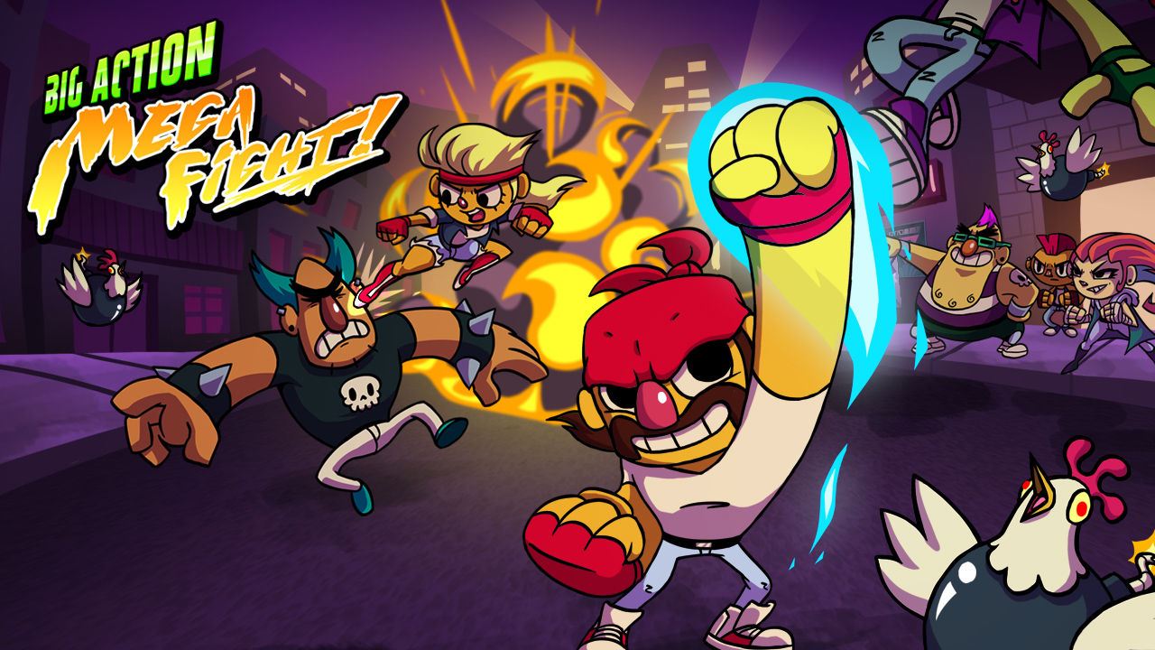 Скриншот: Big Action Mega Fight!